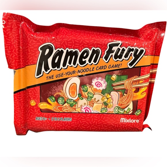 Toys | Ramen Fury Use Your Noodle Card Game Take Out Themed Strategy Family Ages 8 New | Poshmark